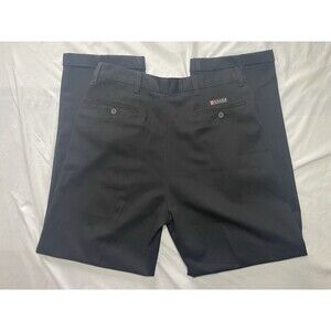 Chaps Ralph Lauren Pants Mens 34x32 Pleated Black Preppy Y2K Trousers